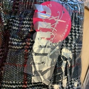 Always OS plaid leggings in package